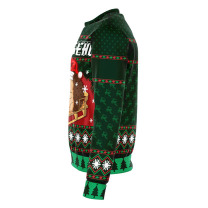 Sledgehog Ugly Christmas Sweater