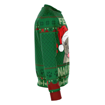 French Bulldog Feliz Navidog Ugly Christmas Sweater