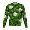 Baseball Xmas Tree Christmas Crewneck Sweatshirt