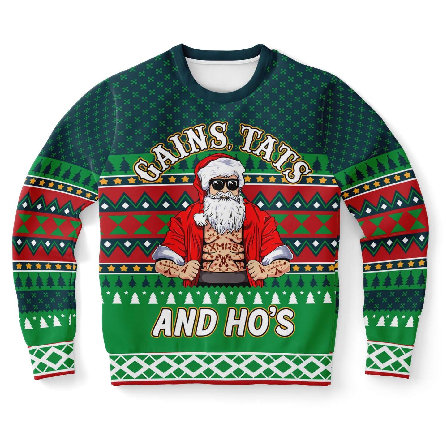 Gains Tats And Ho's Ugly Christmas Sweater
