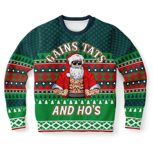 Gains Tats And Ho's Ugly Christmas Sweater