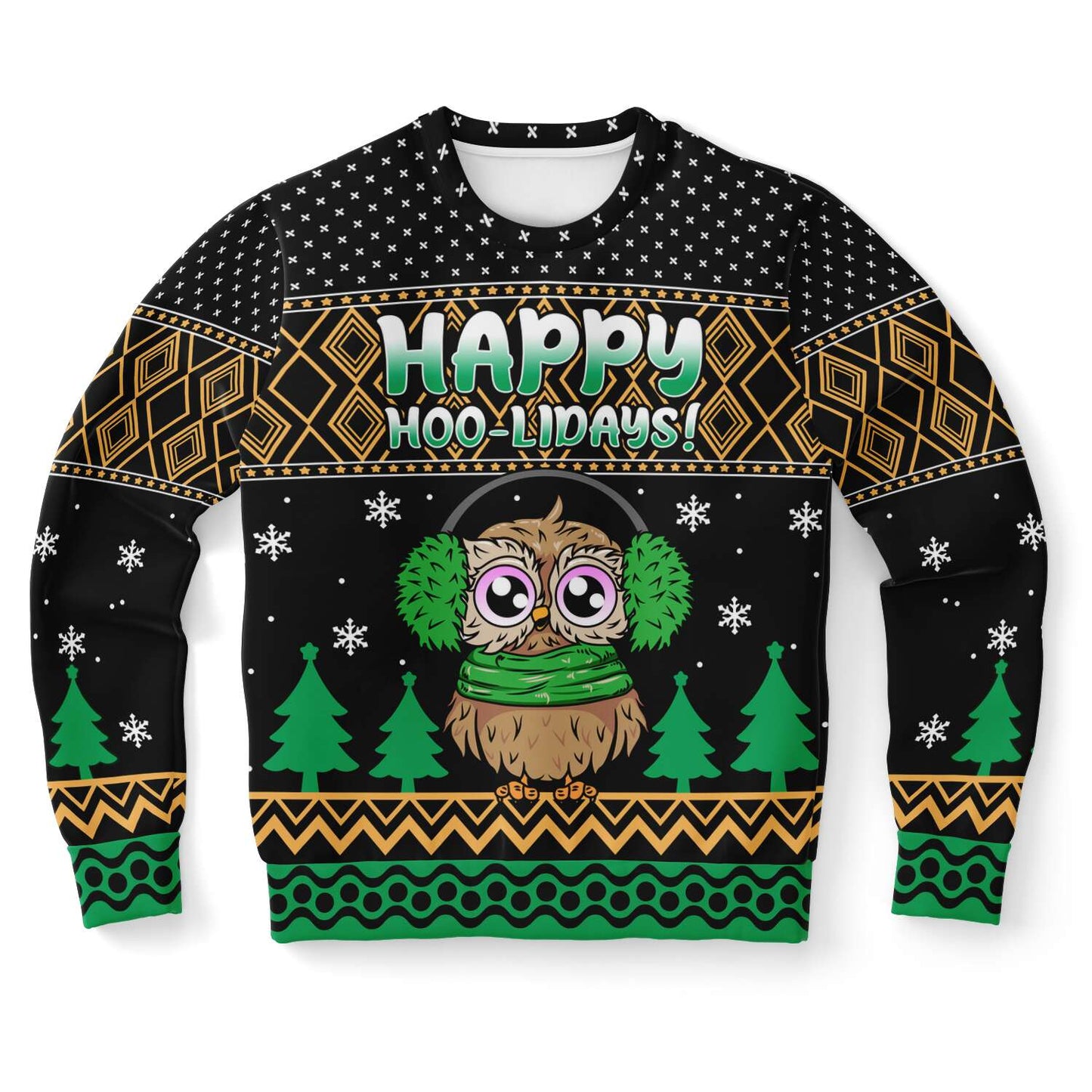 Happy Hoo-Lidays Ugly Christmas Sweater