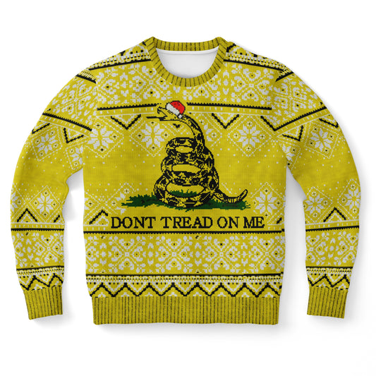Don't Tread On Me Ugly Christmas Sweater