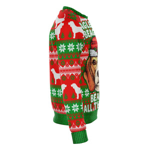 Beagle Bells Beagle All The Way Ugly Christmas Sweater