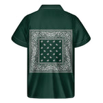 Forest Green Bandana Men's Short Sleeve Shirt