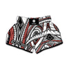 Tribal Fijian Tattoo Print Muay Thai Boxing Shorts