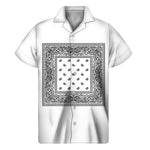 White Bandana Men's Short Sleeve Shirt