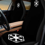 White Sith Emblem Universal Fit Car Seat Covers