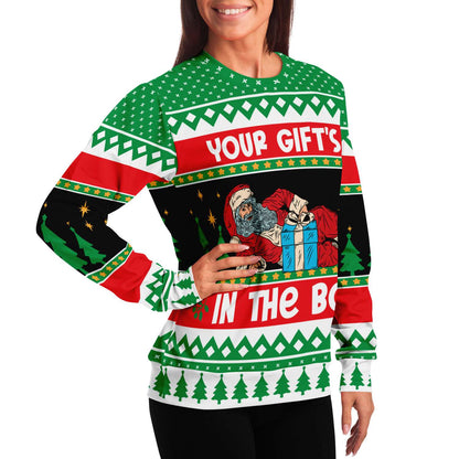Your Gift's In The Box Ugly Christmas Sweater