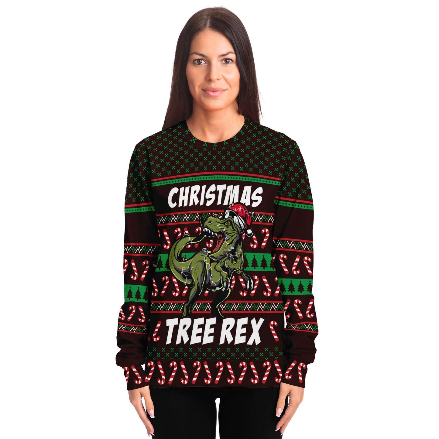 Christmas Tree Rex Ugly Christmas Sweater