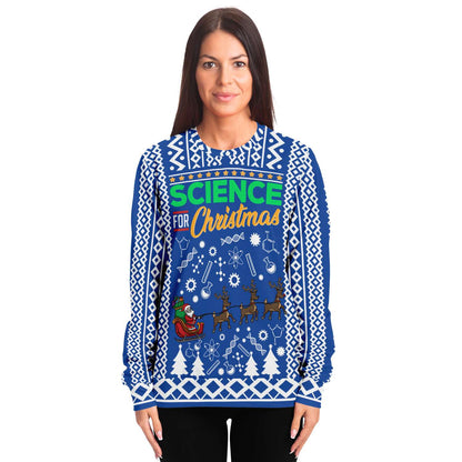 Science For Christmas Ugly Christmas Sweater