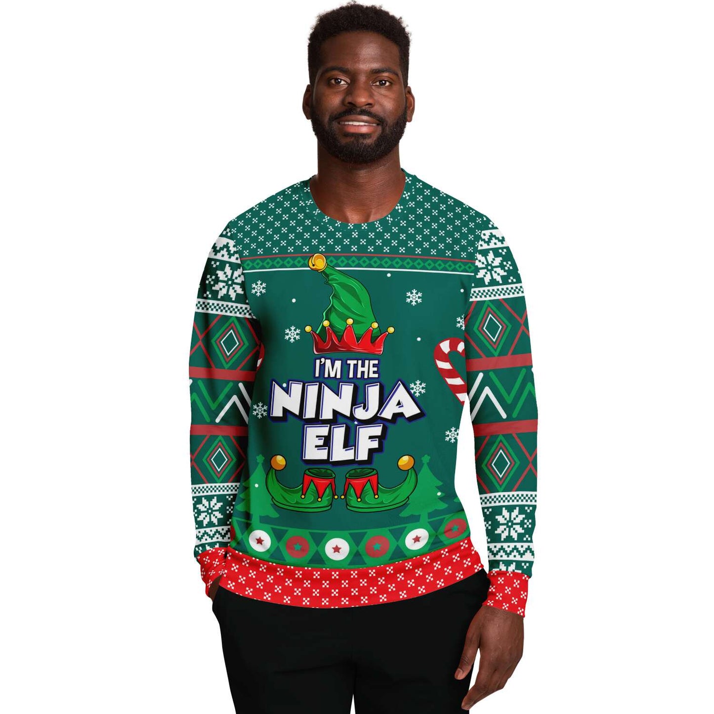 I'm The Ninja Elf Ugly Christmas Sweater