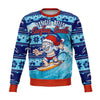 Jingle Bells Surfing Swells Christmas Crewneck Sweatshirt