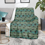 Aboriginal Animals Pattern Print Blanket