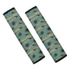 Aboriginal Animals Pattern Print Car Seat Belt Covers