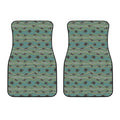 Aboriginal Animals Pattern Print Front Car Floor Mats