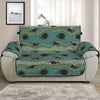 Aboriginal Animals Pattern Print Half Sofa Protector