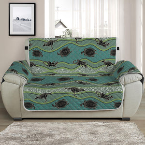 Aboriginal Animals Pattern Print Half Sofa Protector