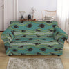 Aboriginal Animals Pattern Print Loveseat Slipcover