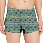 Aboriginal Animals Pattern Print Men's Boxer Briefs