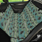 Aboriginal Animals Pattern Print Pet Car Back Seat Cover