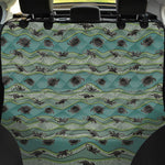 Aboriginal Animals Pattern Print Pet Car Back Seat Cover