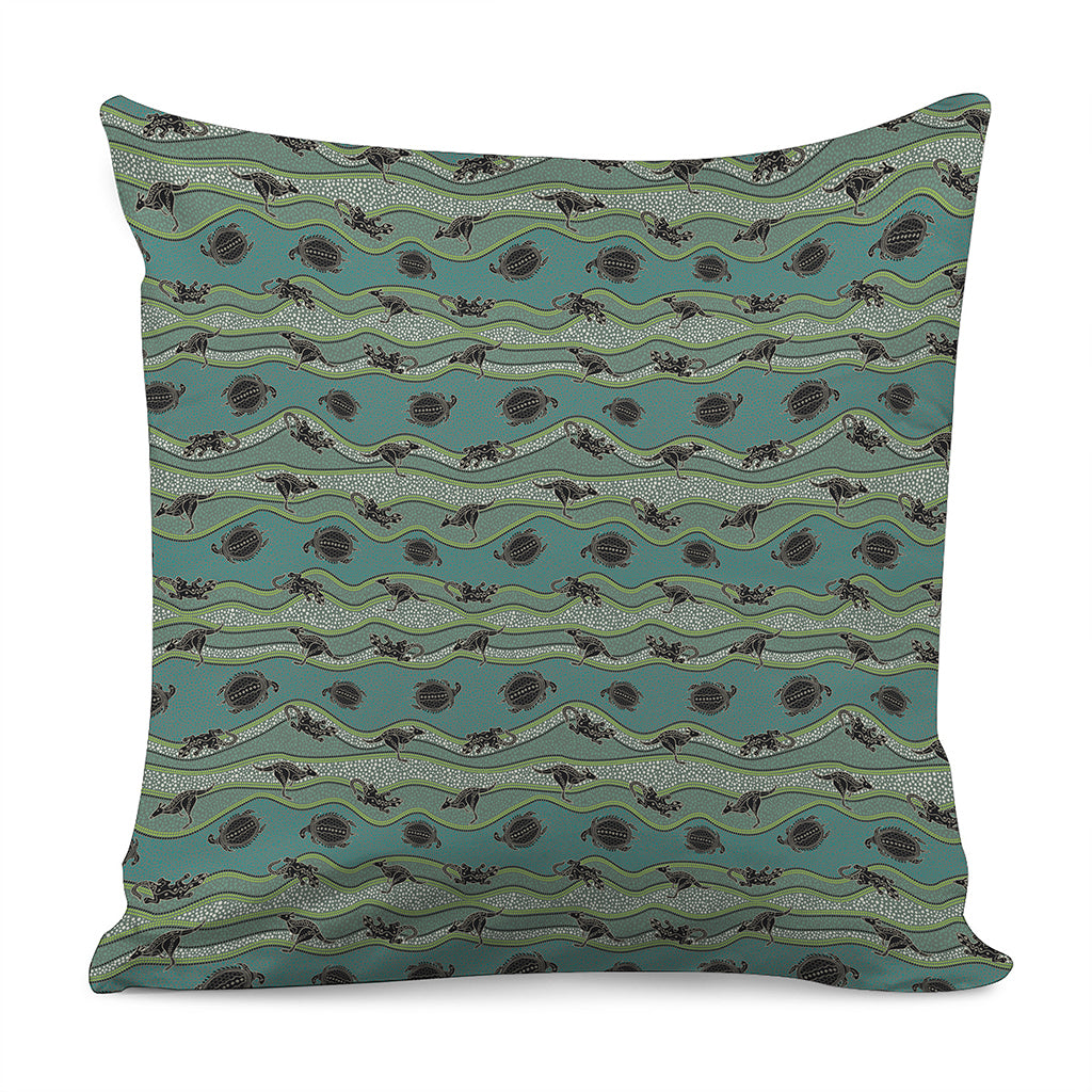 Aboriginal Animals Pattern Print Pillow Cover