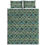 Aboriginal Animals Pattern Print Quilt Bed Set