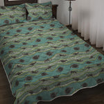 Aboriginal Animals Pattern Print Quilt Bed Set