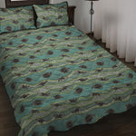 Aboriginal Animals Pattern Print Quilt Bed Set