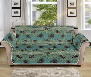 Aboriginal Animals Pattern Print Sofa Protector