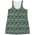 Aboriginal Animals Pattern Print Women's Racerback Tank Top