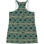 Aboriginal Animals Pattern Print Women's Racerback Tank Top