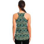 Aboriginal Animals Pattern Print Women's Racerback Tank Top