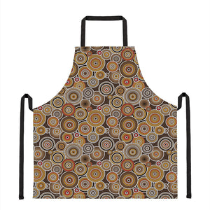 Aboriginal Art Dot Pattern Print Apron