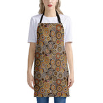 Aboriginal Art Dot Pattern Print Apron