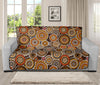 Aboriginal Art Dot Pattern Print Futon Protector