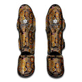 Aboriginal Art Dot Pattern Print Muay Thai Shin Guards
