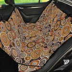 Aboriginal Art Dot Pattern Print Pet Car Back Seat Cover