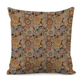 Aboriginal Art Dot Pattern Print Pillow Cover