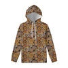 Aboriginal Art Dot Pattern Print Pullover Hoodie