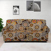 Aboriginal Art Dot Pattern Print Sofa Cover