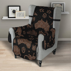 Aboriginal Australian Pattern Print Armchair Protector