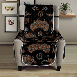 Aboriginal Australian Pattern Print Armchair Protector