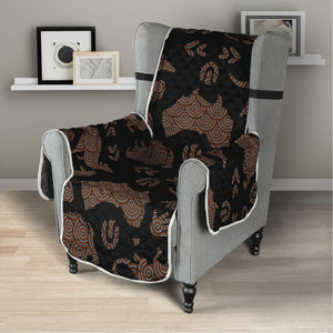 Aboriginal Australian Pattern Print Armchair Protector