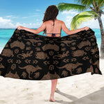 Aboriginal Australian Pattern Print Beach Sarong Wrap