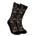 Aboriginal Australian Pattern Print Crew Socks