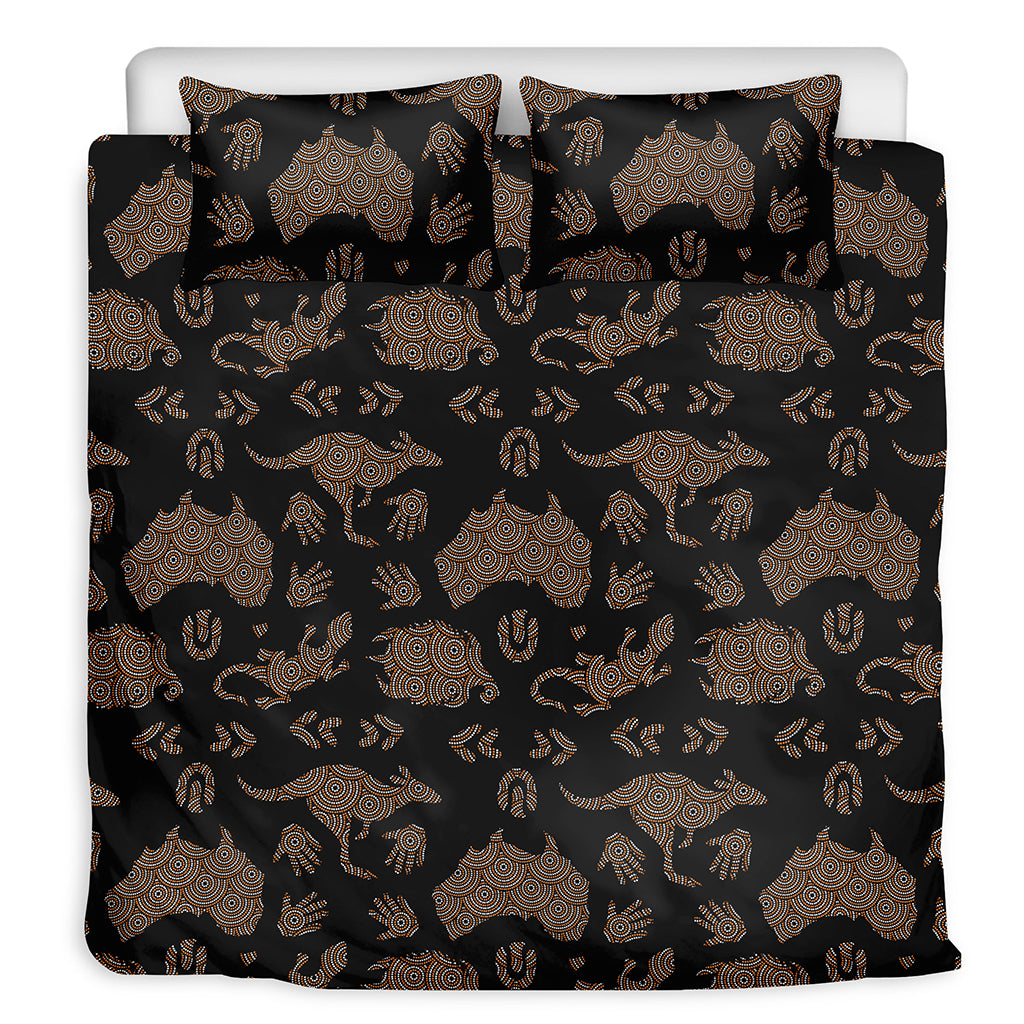 Aboriginal Australian Pattern Print Duvet Cover Bedding Set