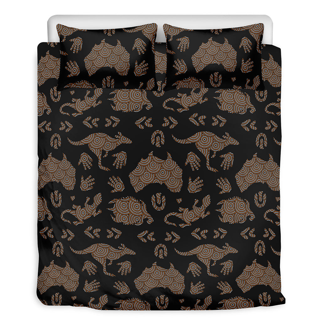 Aboriginal Australian Pattern Print Duvet Cover Bedding Set