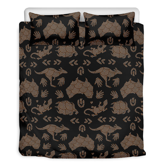 Aboriginal Australian Pattern Print Duvet Cover Bedding Set